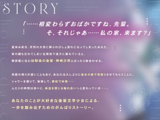 後輩文学少女のおうちでーと。【CV.浅見香月】 [あぽかりぷすサウンド] | DLsite 同人 - R18