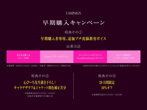 女なんかに絶対負けないはずのキミを、女の子様に一生勝てない“負け犬体質”にしちゃう 催 眠 音 声 [キャンドルマン] | DLsite 同人 - R18