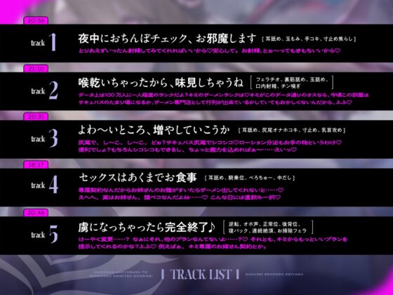 搾精専属契約～お姉さんサキュバスと密着濃密オホ交尾 [裏あおぎり学園] | DLsite 同人 - R18