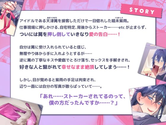 ストーカーの僕と人気アイドルの秘密の関係 ～メンヘラ粘着ガチ恋男子の激重ドロ沼ぐちゃぐちゃこーび～ [ちゅちゅ] | DLsite がるまに
