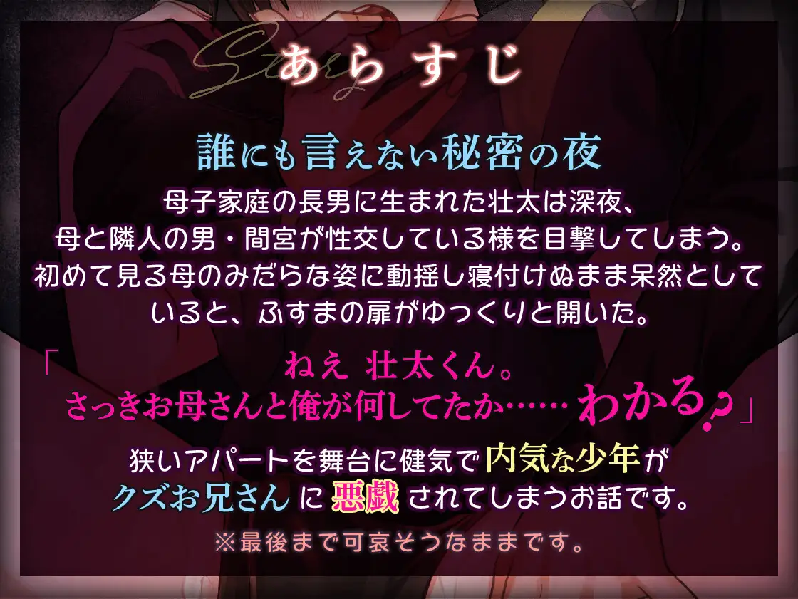 少年がお兄さんに嫌というほど快楽を教えられる本【ボイスドラマ版】 [KZentertainment] | DLsite がるまに