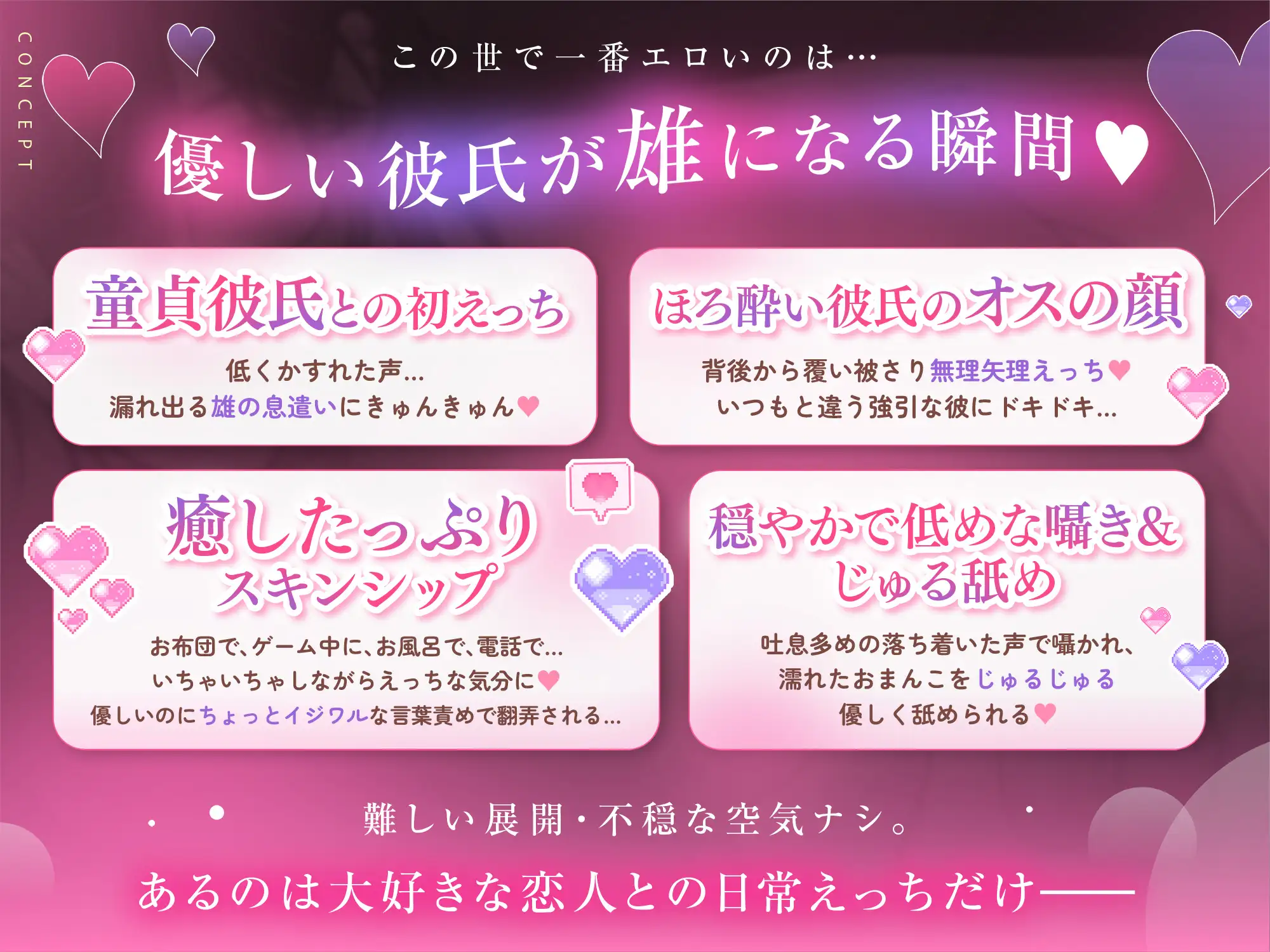 「雄になってもいい?」(非)日常えっち。~せっくす覚えたて陰キャ彼氏が雄になるまで~ [あいらんど] | DLsite がるまに