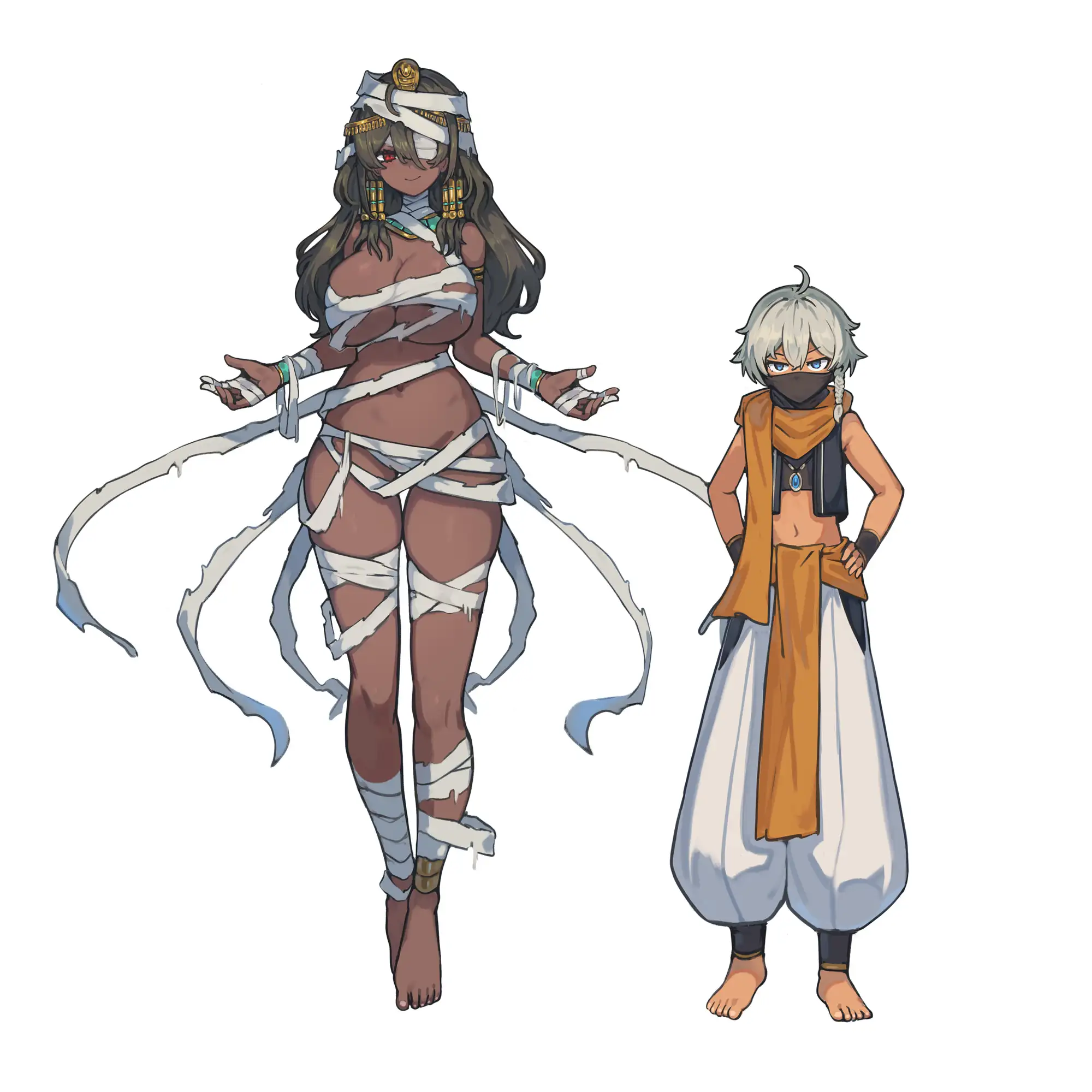 モンスター娘に襲われるASMR～マミーのネーフェル編～【ルート分岐あり】 [人間以外] | DLsite 同人 - R18