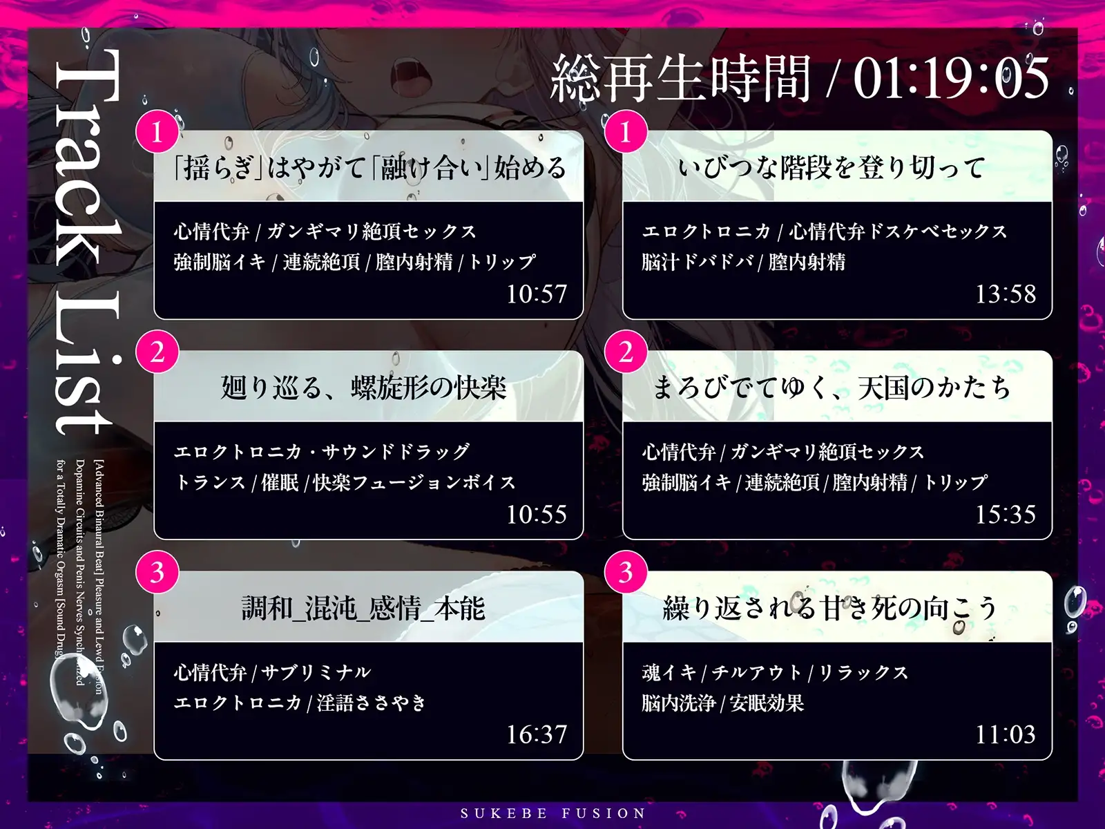 【進化系バイノーラルビート】快楽スケベフュージョン♯ドーパミン回路とおちんぽ神経が完全同期するガンギマリ絶頂。【サウンドドラッグ】 [シロイルカ] | DLsite 同人 - R18