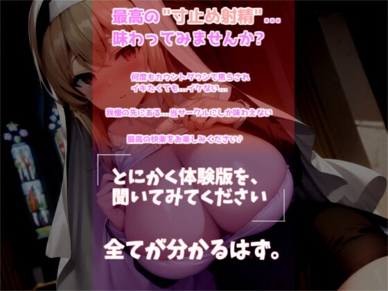 状態異常「ぼっき」になってしまった勇者は、教会の爆乳で妖艶なシスターにお布施を払って寸止め搾精カウントダウン解呪治療を受けることに。(いむらや) - FANZA同人