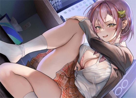 イタズラ後輩JKとの密着無声漫喫からかいえっち【フォーリーサウンド】(テグラユウキ) - FANZA同人