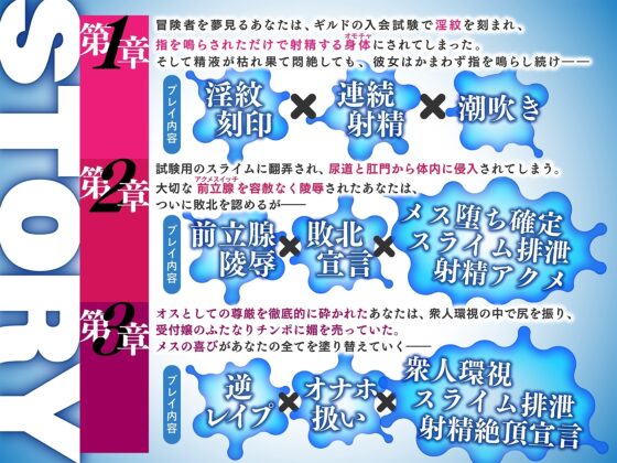 【体感朗読】スライムこわい!～冒険者を目指すあなたがメス落ちしてチン媚びするまで～ [俺得本舗 別館] | DLsite 同人 - R18