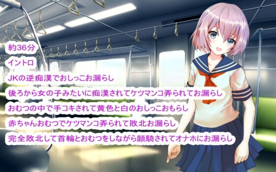 JKの逆痴漢で電車の中でバブバブおもらし～おむつペット調教で完全敗北～ [にゅーくりーむどりーみー] | DLsite 同人 - R18