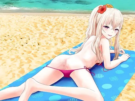 エロギャルVtuber玲奈とビーチでぬるぬるマッサージ水着をずらして立ちバック [柚木姉妹] | DLsite 同人 - R18