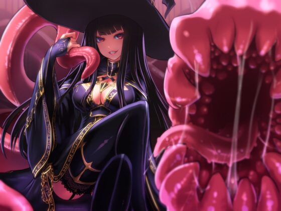 魔女に捕まった冒険者☆(ふたなり)チ○ポをオナホ触手で連続搾精! [Steam Flyer] | DLsite 同人 - R18