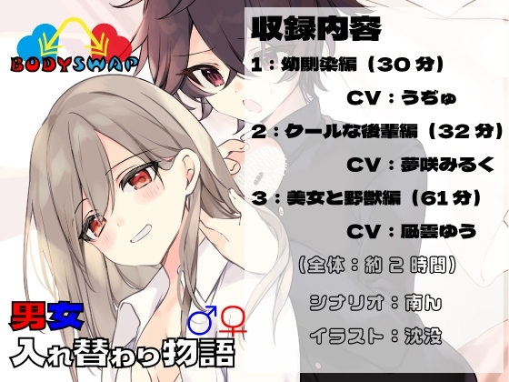 男女入れ替わり物語 〜キミの身体で過ごす日々〜 [ミナミの小道] | DLsite 同人 - R18