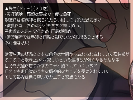 ヤンデレ生徒会長と軟禁先生【既成事実】 [肯定ちゃんのお店] | DLsite 同人 - R18