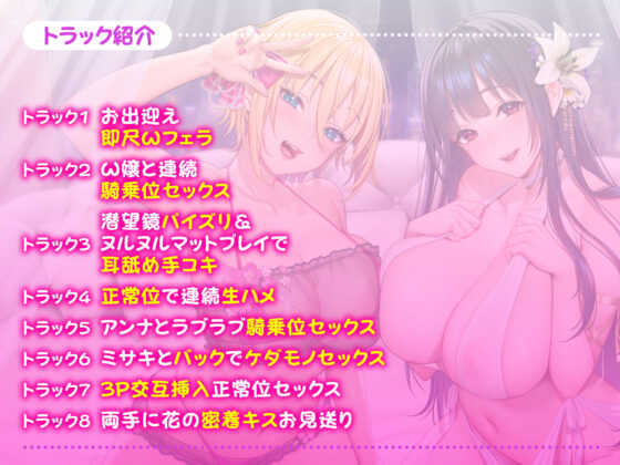 【KU100】ご奉仕ソープ×中出しハーレムえっち！ 〜超密着！ 帰るまで離さない！？ イチャラブ変態交尾！〜【りふれぼプレミアムシリーズ】(スタジオりふれぼ) - FANZA同人