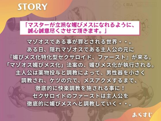 マゾオス去勢初号機セクサロイド 〜マスターが立派な媚びメスになるまで、ご奉仕致します〜 【KU100】(ドM騎士団) - FANZA同人
