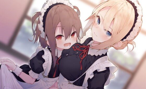 押しかけメイドのハーレムご奉仕♪どちらのメイドがお好みでちゅか？(ほわいとばーど) - FANZA同人