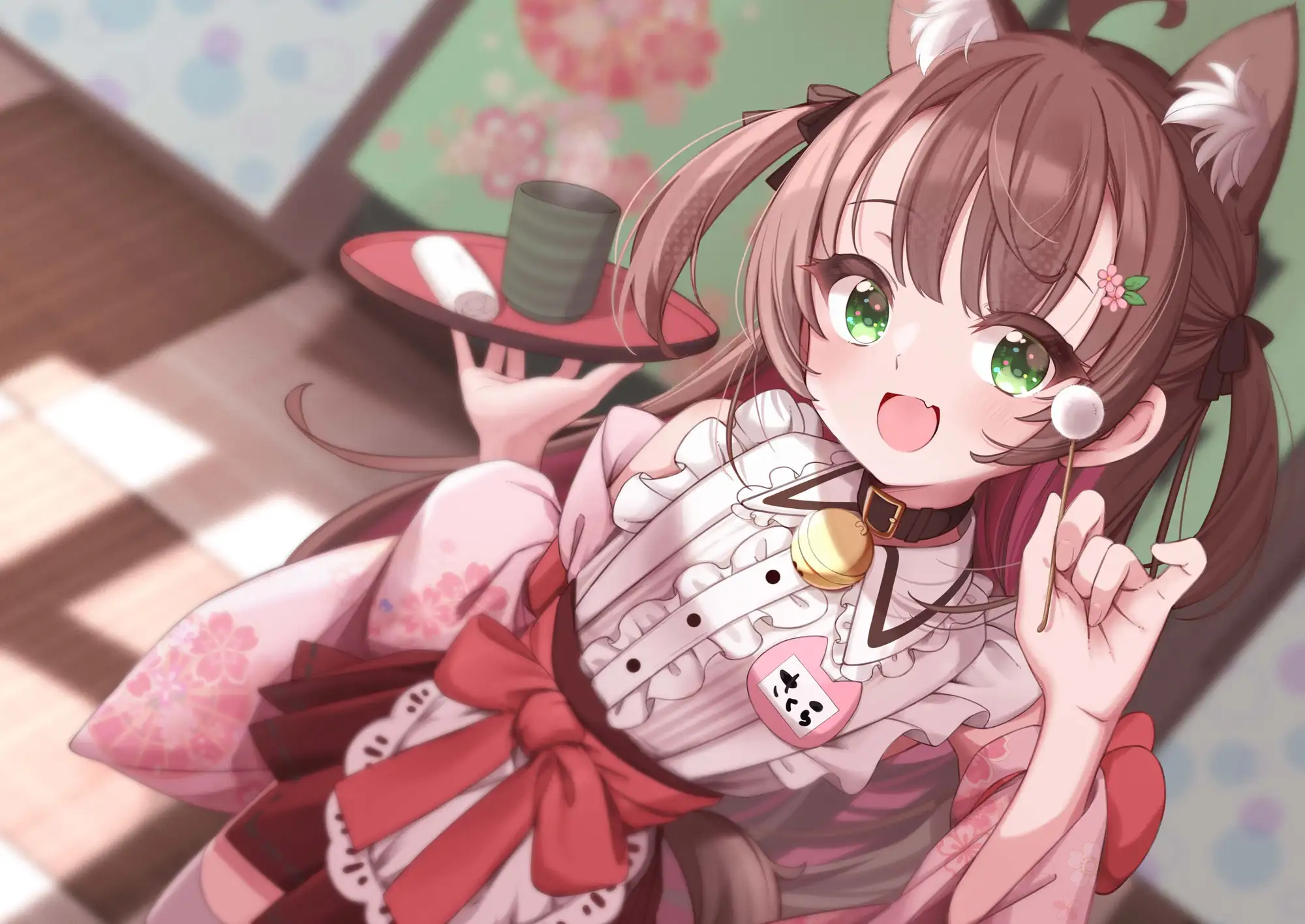 【2026年04月25日迄限定特典】お耳癒し処『にゃんネコ風流庵へようこそですにゃ！』〜好奇心いっぱいにゃんこのサクラはご主人様にお耳かきがしたい～【CV.高田憂希】 [RaRo] | DLsite 同人 - R18