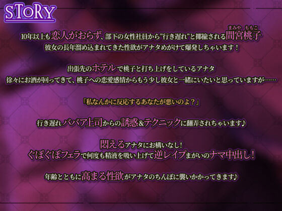 【KU100】性欲ピークを迎えたババア上司の強●中出し逆レ◯プ(生ハメ堕ち部☆LACK) - FANZA同人