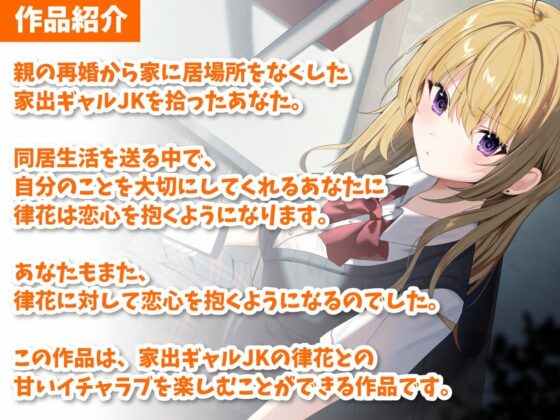 家出したギャルJKを拾って結婚した話-男嫌いな寂しがり屋少女と甘々セックス【バイノーラル】(幸福少女) - FANZA同人