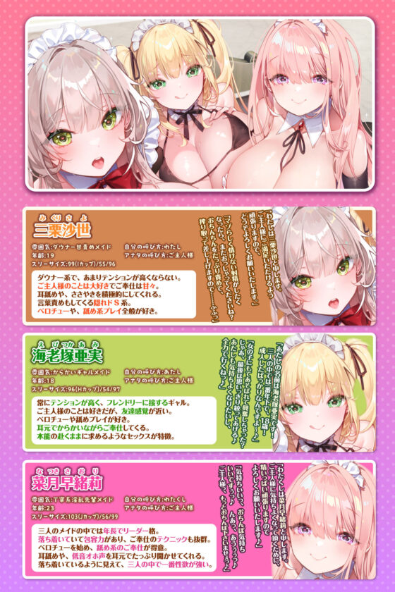 【特大ボリューム】ベロチュー×メイド 〜ご主人様、キス大好きだからお耳もおち●ぽも全部ペロペロさせて下さい〜【KU100】(スタジオりふれぼ) - FANZA同人