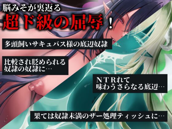 ドSサキュバスがNTRれてドMに堕ちるもさらに底辺な僕 [ドミラ・レドレー] | DLsite 同人 - R18