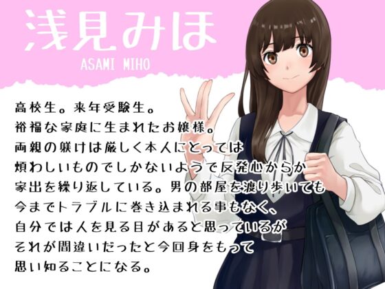 家出少女を拾う、縛って監禁する、心が折れるまで犯して調教する [アンテロス] | DLsite 同人 - R18