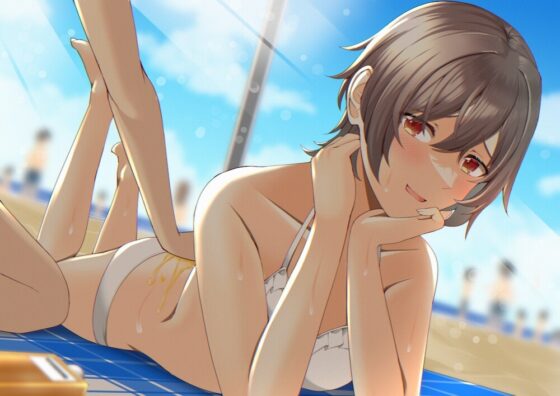 【おしっこ我慢】幼馴染の彼女が海で尿意を催して… [お漏らしふぇち部] | DLsite 同人 - R18