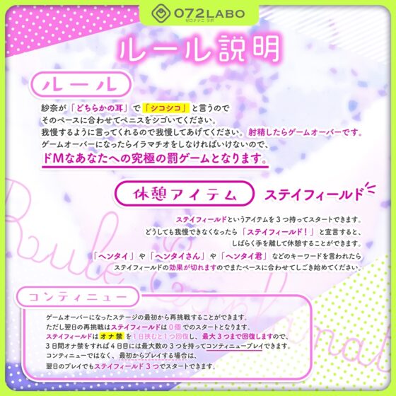 【育成】レベルアップ式育成ゲーム「ドS女子を育てるゲーム1」〜虐められたいドMなぼく〜【移動式しこボイス】 [072LABO] | DLsite 同人 - R18