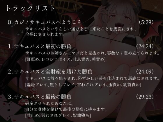カジノサキュバス～絶対敗北射精ゲーム～ 負けイキさせられてマゾ奴隷に堕とされた勇者♪ [藤野もも] | DLsite 同人 - R18