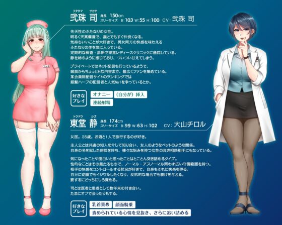 キミのぜんぶ、イジめてあげるLuxury〜ふたなりお姉さんとクールな女医さん編〜 [セツナシロップ] | DLsite 同人 - R18