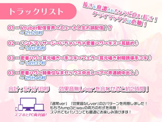 かわいい妹は人気Vtuber!配信後にお部屋で甘々いちゃラブえっち♪【バイノーラル録音リアル体験】 [快楽ボイス研究所] | DLsite 同人 - R18