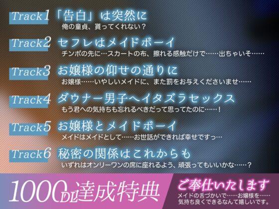 【KU100】《逆転なし》メイドボーイをセフレにしてみたら ～ダウナーな男友達のドMな性癖に付き合った結果～ [狂愛プレジャー《執着×吐息》] | DLsite がるまに