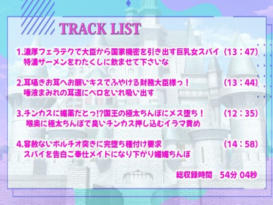 敵国スパイ巨乳女剣士が国王の媚薬入りチンカス食わされ極太ちんぽに快楽堕ち！ご奉仕メイドになってオナホ化するまで(しゃぶり〜ぜ) - FANZA同人