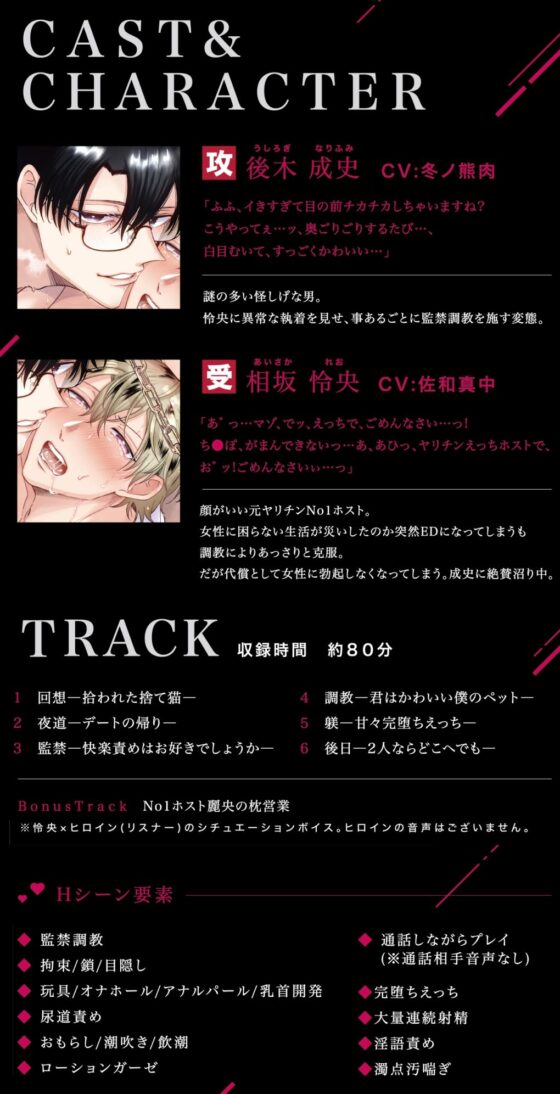 勃たないヤリチン元ホストがハマるとヤバい男に監禁プロポーズされるワンナイト