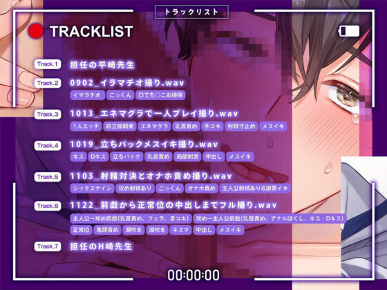 【即クビ案件】私の担任がBL界隈で有名なハメ撮りカップルと知り授業が頭に入りません…【KU100】