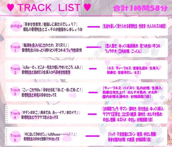 【14日間限定特典】孕ませ性教育～保健室で低音ダウナーKカップ愛理先生の密着ラブラブ孕ませ授業～ [ラプランド] | DLsite 同人 - R18