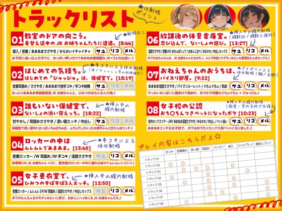 【LIVE2D動画付き】まいごのがっこう。～女子校に迷い込んだボクが、性欲を持て余したJKお姉ちゃんたちのセックス用ペットにされるまで～【おねショタ×JK】 [火星エリンギ] | DLsite 同人 - R18