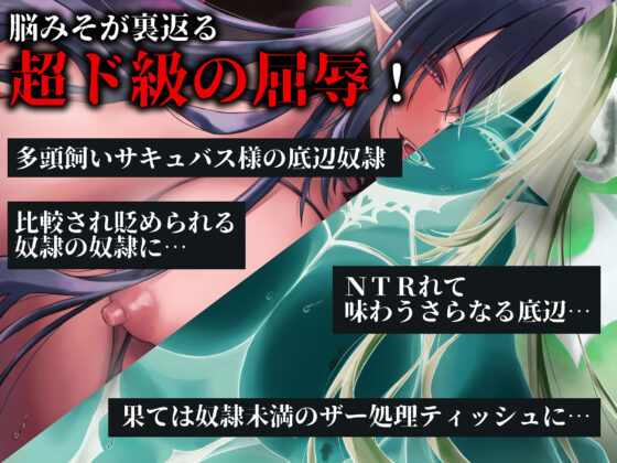 ドSサキュバスがNTRれてドMに堕ちるもさらに底辺な僕(ドミラ・レドレー) - FANZA同人