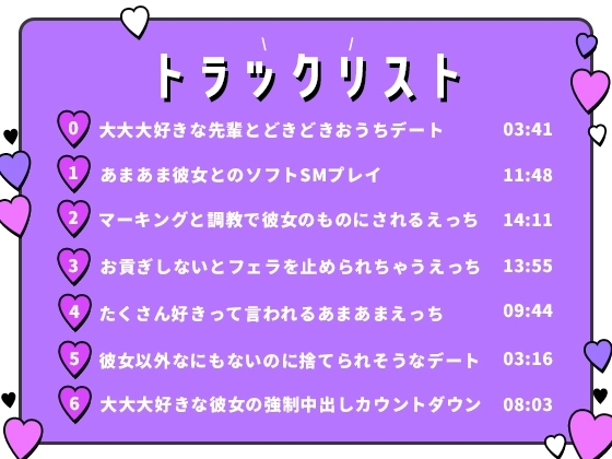 独占射精管理—嫉妬深いヤンデレ彼女に徹底的に愛されながらあまあまな言葉責めで身も心も依存してしまう音声 [メスガキダークネス] | DLsite 同人 - R18