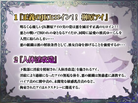 【悪堕ち洗脳】高潔で可憐な正義のヒロインが悪の親玉に洗脳・凌辱・調教されて「悪堕ち媚び媚び肉便器」になんて、なるわけないでしょっ!!【KU100】 [失楽少女] | DLsite 同人 - R18