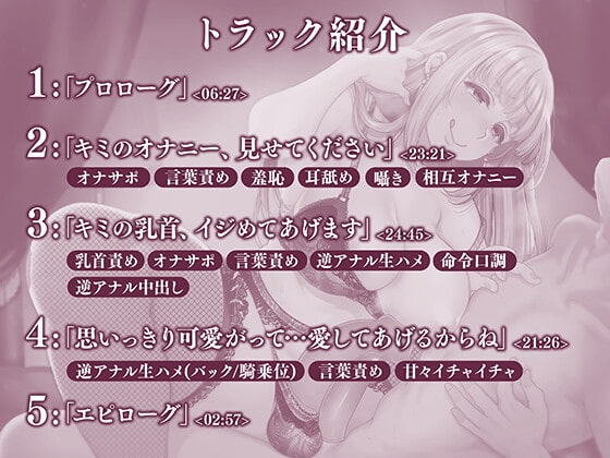 【マゾ向け】キミの乳首、イジめてあげます♪ ～ふたなりお姉さんのカノジョ～【KU100】 [Clubはにわり] | DLsite 同人 - R18