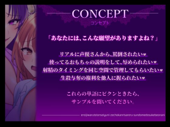 【マゾ向け実演】エロ意地悪低音声優に絶頂管理される寸止めドスケベオナニー【バイノーラル】 [みにょって] | DLsite 同人 - R18