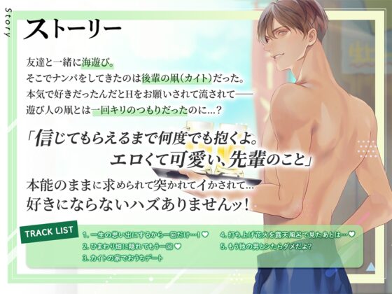 大人の夏休み 海の家の店主・足立凧の場合 CV.久喜大【簡体中文台本/韓国語台本付属】 [ひつじぐも] | DLsite がるまに