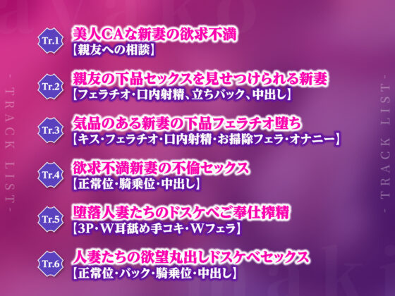 【KU100】欲求不満の人妻アナと新妻CAを下品堕ちカウンセリング 〜美人妻たちのドスケベ低音オホ声アクメ〜【堕ち部★LACKプレミアムシリーズ】(生ハメ堕ち部☆LACK) - FANZA同人