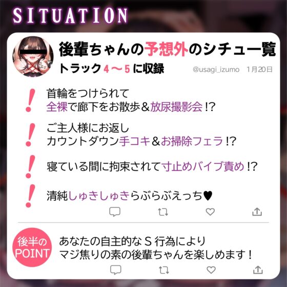 【永久330円】後輩ちゃんはいろんなキャラシチュで無理やりにされたいっ! [IZUMO USAGI] | DLsite 同人 - R18