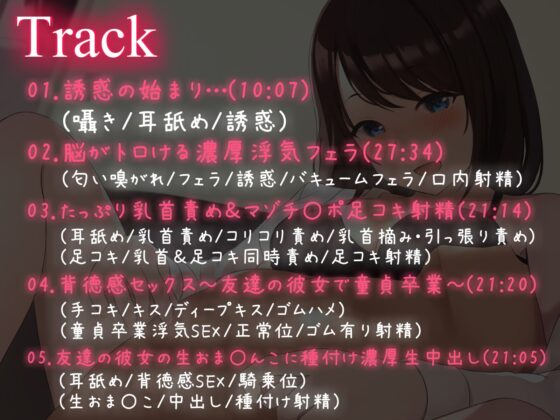 【M向け】友達の彼女のドSな淫乱J〇に徹底的に搾られる [あくあぽけっと] | DLsite 同人 - R18