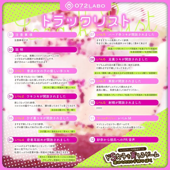 【育成】レベルアップ式育成ゲーム「ドS女子を育てるゲーム1」〜虐められたいドMなぼく〜【移動式しこボイス】 [072LABO] | DLsite 同人 - R18