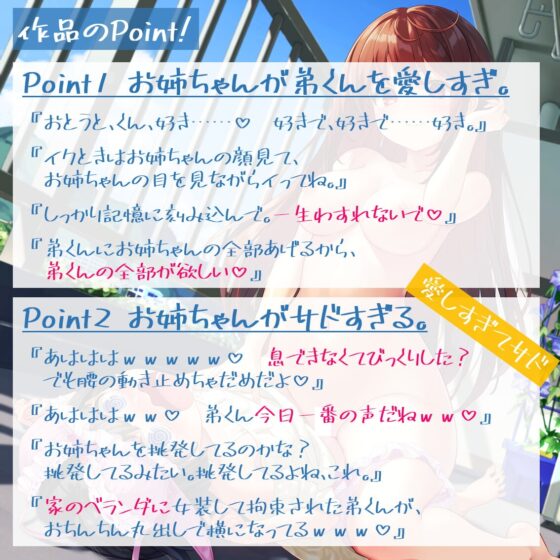 初作品記念110円! お姉ちゃんとボクの甘痛エッチ 甘くて痛ーい濃厚どろーりえっち [ミミジューク] | DLsite 同人 - R18