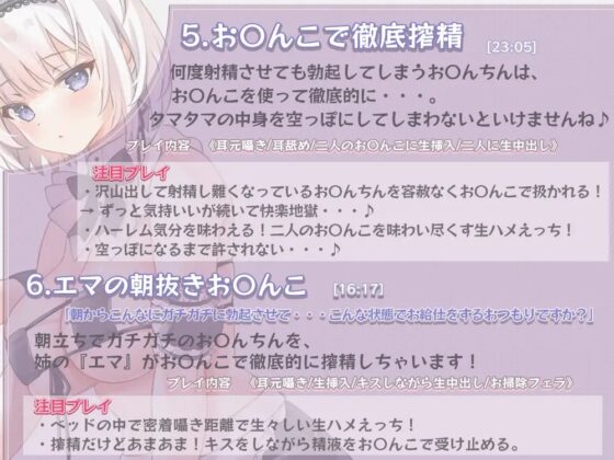 ダウナー系メイド姉妹のエッチな両耳責め研修 [ひだまりみるくてぃ] | DLsite 同人 - R18