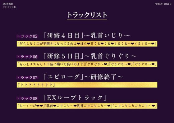 【乳首オナニー】ねっちょり女上司による『乳首新人研修』 [福耳] | DLsite 同人 - R18