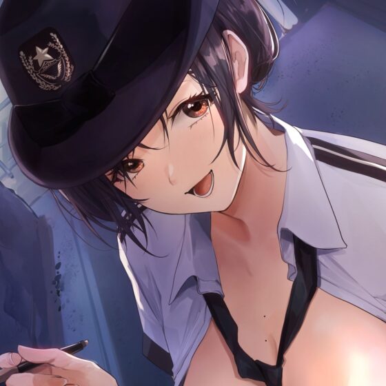 【KU100】痴女ポリスの取り調べ搾精えっち 〜職質のつもりがパトカーでカーセックス始まりました♪〜【miniシリーズ】(スタジオりふれぼ) - FANZA同人